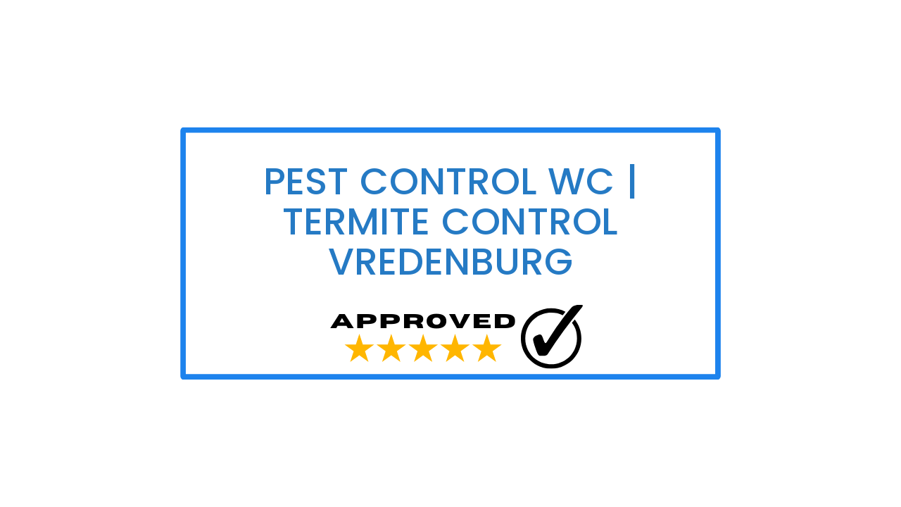 Pest Control WC | Termite Control Vredenburg