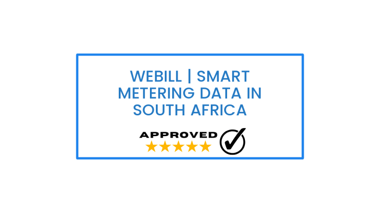 WeBill | Smart Metering Data in South Africa