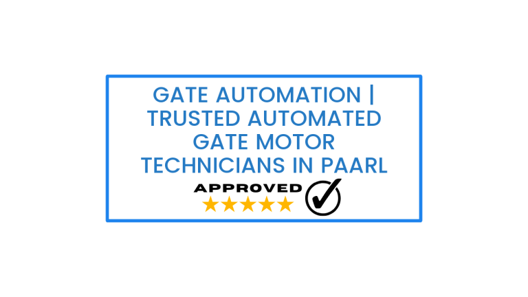 Gate Automation | trusted automated gate motor technicians in Paarl