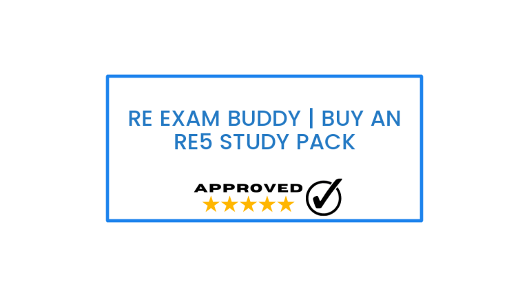 RE Exam Buddy | buy an RE5 study pack